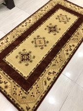 Saray Halı Klasik 1816 Krem 100x200 Kiremit Yolluk 2 Metre ! - 3