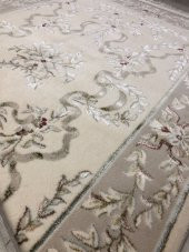 Saray Halı İpeksi 11314 RK 150x230 Krem 100 YÜN 4 M2 Halı ! - 6