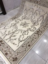 Saray Halı İpeksi 11314 RK 150x230 Krem 100 YÜN 4 M2 Halı ! - 7