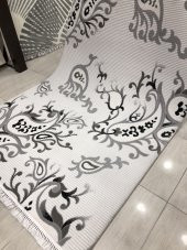 Saray Halı Nepal Kesme 3997 Gri 160x230 Beyaz Gri Siyah 4 M2 Halı - 8