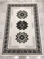 Saray Halı Sembol 11712 A 150x230 Krem Kahve 4 M2 Halı ! - 2
