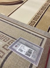 Saray Halı Vizyon 8042 Krem 125x180 Krem ve Kiremit Rengi Halı ! - 6