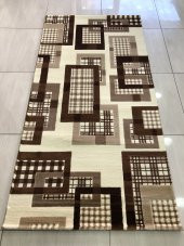 Saray Halı Klasik 11593 T-L Kahve Krem 100x200 Yolluk 2 Metre ! - 1