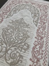 Pudra Pembe Namazlık 80x125 Kaliteli Lüks Seccade ! - 3