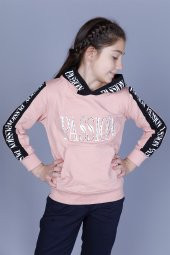 Toontoy Kız Çocuk Passion Baskılı Sweatshirt - 4