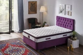 Niron Purple 120x200 Tek Kişilik Pedli Yatak Full Ortopedik Yaylı Yatak - 2