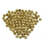 200 Adet 8mm (0,8cm) Ahşap Boncuk Delikli - 1