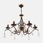 Sedef  9155 6lı Kristal Taşlı Salon Avizesi - 2