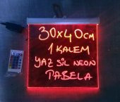 KAMPANYA !!!-YAZ SİL NEON LED TABELA 30X40cm 1 KALEM - 3