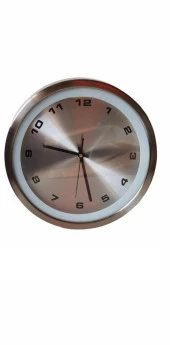 Eclips Yeşil Led Işıklı 30 cm Duvar Saati Metal Çerçeveli CL30YR - 2