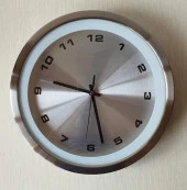 Eclips Yeşil Led Işıklı 30 cm Duvar Saati Metal Çerçeveli CL30YR - 6