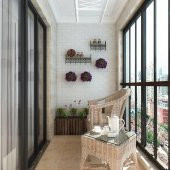 Renkli Duvarlar Balkon Duvar Kaplama Kendinden Yapışkanlı Panel - 6
