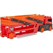 Hot Wheels Mega Tır Kırmızı/Turuncu - 4