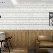 Renkli Duvarlar Kendinden Yapışkanlı Duvar Kaplama Kağıdı Paneli 70x38 cm 0,26 m2 - 10