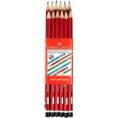 Faber-Castell Mercanlı Kurşun Kalem Kırmızı 12’li - 1