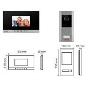 Audio 001463 4.3" Görüntülü Diafon Villa Set Mekanik Butonlu - 1
