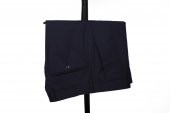 Slim Fit Lacivert Yün Takım Elbise - 4