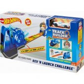 Hot Wheels Track Builder Fırlatıcılı Yarış Seti - 1