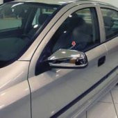 Opel Astra G Krom Ayna Kapağı 2 Parça 1999 Üzeri Paslanmaz Çelik - 1