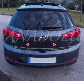 Hyundai İ20 Formlu Krom Bagaj Alt Çıtası 2012-2014 - 1