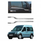 Ford Connect Krom Cam Çıtası 2 Parça 2009-2015 Paslanmaz Çelik - 1