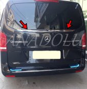Mercedes Vito W447 Formlu Arka Cam Altı Çıtası Kromu 2015 Üzeri F - 1