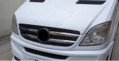 Mercedes Sprinter W906 Krom Ön Panjur 4 Parça 2006-2012 - 1