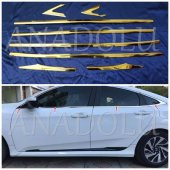 Honda Cıvıc 2017 Üstü Cam Çıtası 8 Parça - 1