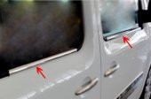 Renault Kango Krom Cam Çıtası 2 Parça 2004-2008 Paslanmaz Çelik - 1