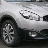 Nissan Qashqai Krom Sis Farı Çerçevesi 2 Parça 2007-2010 - 1