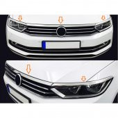 Passat B8 Krom Far Kaşı ve Panjur Çıtası 3 Parça 2014 Üzeri - 1