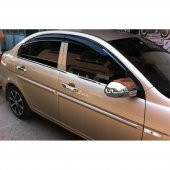 Hyundai Accent Era ABS Krom Ayna Kapağı 2 Parça 2006 Üzeri - 1