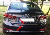 Hyundai Elantra Formlu Krom Bagaj Alt Çıtası 2011-2015 - 1