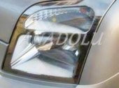 Ford Connect Krom Far Çerçevesi 2 Parça 2009-2015 Paslanmaz Çelik - 2