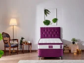 Niron Violet 90x200 Tek Kişilik Gizli Pedli Yatak Full Ortopedik Yaylı Yatak - 7
