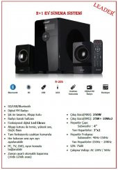 Leader 2+1 Ev Sinema Ses Sistemi R-205 - 4