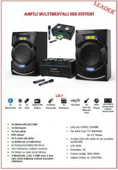 Leader 2+1 Profesyonel Amfili Multimedyalı Mikserli Ses Sistemi LD-1 thumbnail 2