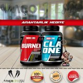 Hardline Burner 120 Tablet + Cla One 1000 Mg 100 Jel Kapsül - 1