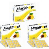 Maxidrops Bal & Limon Boğaz Pastili - 3lü - 1