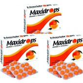 Maxidrops Portakal & C Vitamini Boğaz Pastili - 3lü - 1