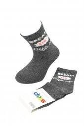 STEP ZEBRA GRİ KIZ ÇOCUK SOKET ÇORABI - 1