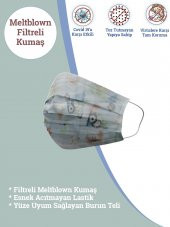 ION Mask Meltblown Çocuk Desenli Full Ultrasonik 3Kat Maske 100Ad - 6