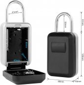 Mühlen Safe Key 7 Şifreli Çelik Kasa Anahtar Kasası Kutusu Anahtarlık - 2