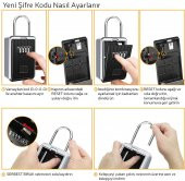 Mühlen Safe Key 7 Şifreli Çelik Kasa Anahtar Kasası Kutusu Anahtarlık - 5