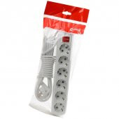 MAKEL MGP234 ALTILI ANAHTARLI KORDONLU 5 MT. KABLOLU GRUP PRİZ - 1