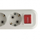 MAKEL MGP234 ALTILI ANAHTARLI KORDONLU 5 MT. KABLOLU GRUP PRİZ - 2