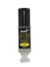 Chemlock 30 Dakika Şeffaf Epoksi Yapıştırıcı Şırınga 28gr - 1