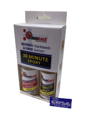 Chemlock 30 Dakika Şeffaf Epoksi Yapıştırıcı 250gr - 1