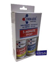 Chemlock 5 Dakika Şeffaf Epoksi Yapıştırıcı 250gr - 1