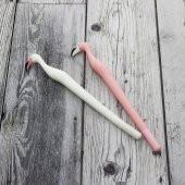 2 Adet Flamingo Tükenmez Kalem Pembe Beyaz - 6